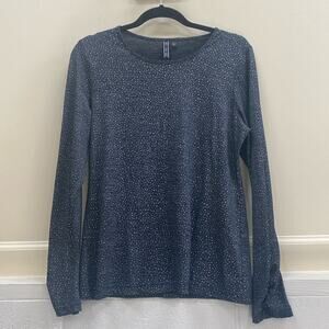 Sno Skins L long sleeve pull over fully beaded top